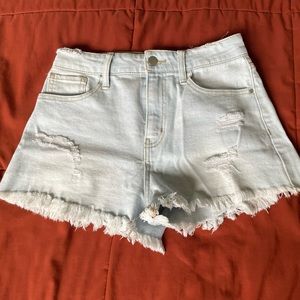 Light Denim Shorts